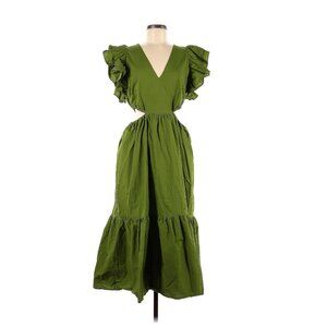 Green a new day 100% cotton sundress